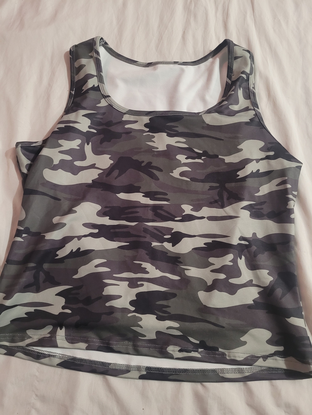 Women’s Camo Tank Top - Gray Camo